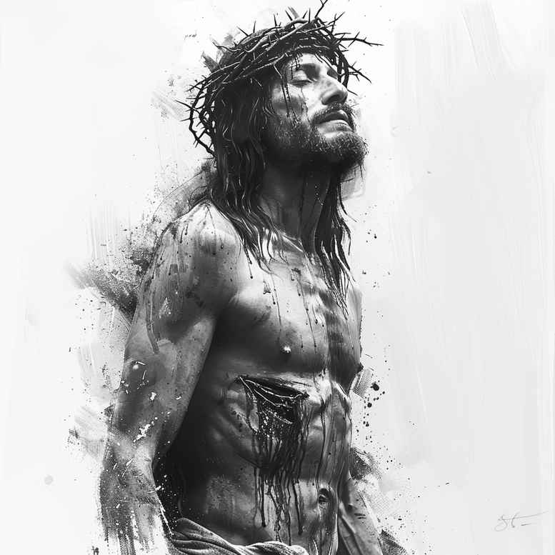 jesus-path-tattoo – tattoo design ideas free ai generated – ink-precision – for-arm – Gallery: jesus-inkby-ai