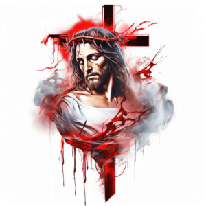 jesus-path-tattoo – tattoo design ideas free ai generated – real-life-shading – for-arm – Gallery: jesus-inkby-ai