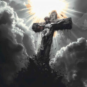 jesus-path-tattoo – tattoo design ideas free ai generated – realistic-shadowing – for-temple – Gallery: jesus-inkby-ai