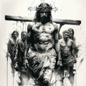 jesus-prayer-tattoo – tattoo design ideas free ai generated – refined-lines – for-lower-arm – Gallery: jesus-inkby-ai