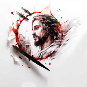 jesus-redemption-tattoo – tattoo design ideas free ai generated – moist-gloss – for-ankle – Gallery: jesus-inkby-ai