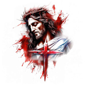 jesus-savior-tattoo – tattoo design ideas free ai generated – highlighted-contrast – for-wrist – Gallery: jesus-inkby-ai