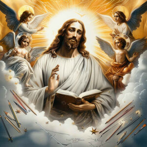 jesus-spiritual-power-tattoo – tattoo design ideas free ai generated – true-to-life – for-upper-back – Gallery: jesus-inkby-ai