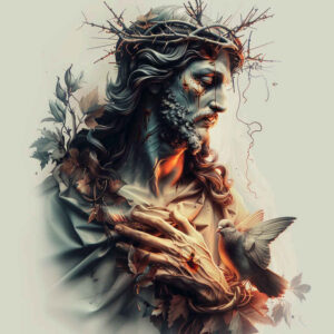 jesus-spiritual-strength-tattoo – tattoo design ideas free ai generated – textured-skin – for-foot – Gallery: jesus-inkby-ai