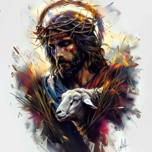 jesus-symbolic-tattoo – tattoo design ideas free ai generated – emotional-realism – for-elbow – Gallery: jesus-inkby-ai
