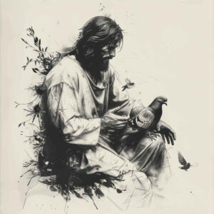 jesus-traditional-tattoo – tattoo design ideas free ai generated – moist-gloss – for-hip – Gallery: jesus-inkby-ai