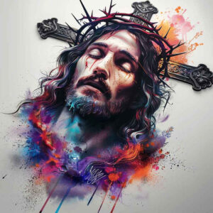 jesus-truth-tattoo – tattoo design ideas free ai generated – high-definition – for-upper-thigh – Gallery: jesus-inkby-ai