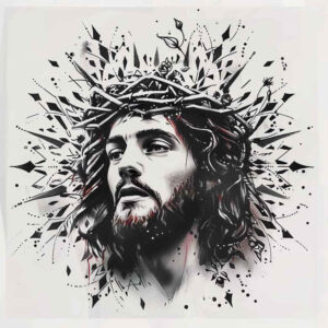 jesus-worship-tattoo – tattoo design ideas free ai generated – blended-gradients – for-side – Gallery: jesus-inkby-ai