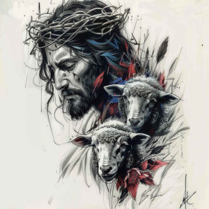 jesus-worship-tattoo – tattoo design ideas free ai generated – reflective-light – for-back – Gallery: jesus-inkby-ai