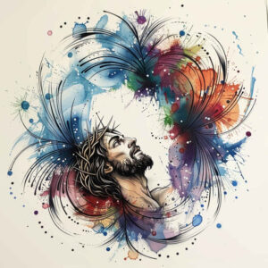 jesus-wounds-tattoo – tattoo design ideas free ai generated – textured-light – for-forearm – Gallery: jesus-inkby-ai