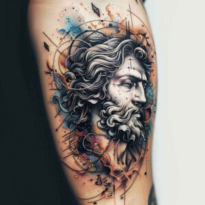 spiritual-jesus-tattoo – tattoo design ideas free ai generated – focal-blur – for-wrist – Gallery: jesus-inkby-ai