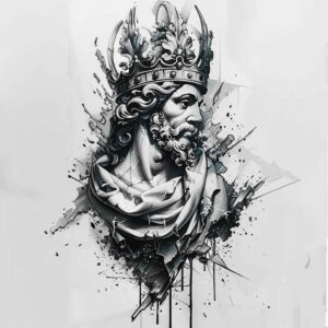 spiritual-jesus-tattoo – tattoo design ideas free ai generated – skin-realism – for-elbow – Gallery: jesus-inkby-ai