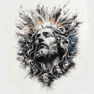 jesus tattoo design ideas ultra sharp biblical scenes symbol of courage