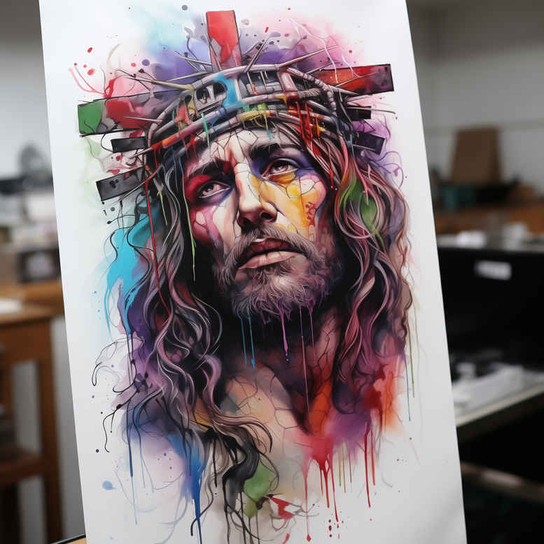 jesus tattoo design ideas realistic dimension compassion stands for strength