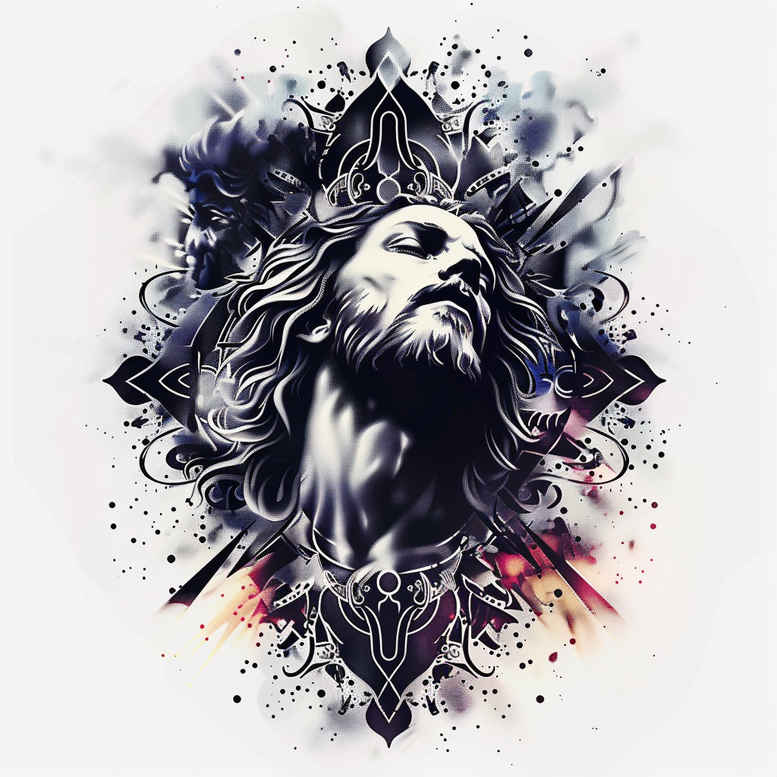 jesus tattoo design ideas Realism skin realism cross symbol of courage