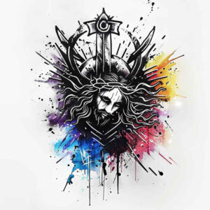 jesus tattoo design ideas true rendering crown of thorns for hand