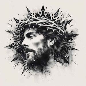 jesus tattoo design ideas dynamic shadows divine for behind ear