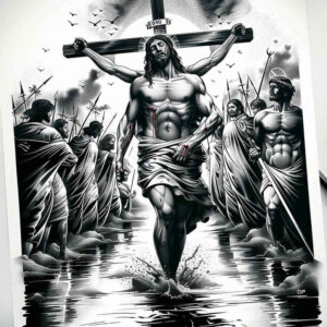 jesus tattoo design ideas realistic gleam divine for scapula
