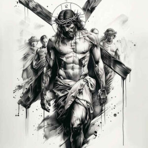 jesus tattoo design ideas ultra sharp divine grace for back shoulder