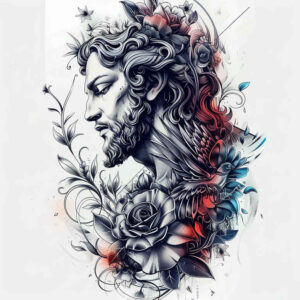 jesus tattoo design ideas Surrealism imaginative divine love for side