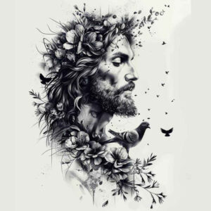 jesus tattoo design ideas photorealistic drawing divine love meaning resilience