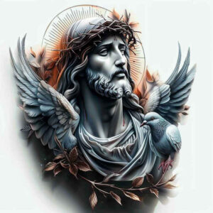 jesus tattoo design ideas skin illusion divine presence for lower back