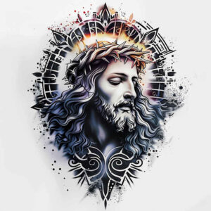 jesus tattoo design ideas portrait realism divine presence meaning strength