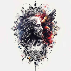 jesus tattoo design ideas perfect proportions faith for side
