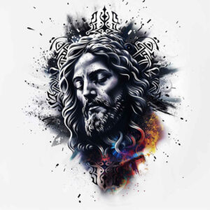 jesus tattoo design ideas inner glow holy embodying strength