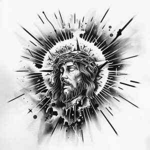 jesus tattoo design ideas ultra sharp holy hands symbolising resilience