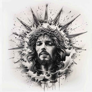 jesus tattoo design ideas realism tattoo peaceful resilience and power