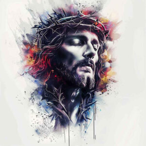 jesus tattoo design ideas lifelike eyes prayer for knee