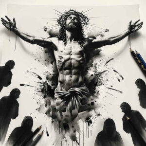 jesus tattoo design ideas Surrealism blurred boundaries prayerful for fingers