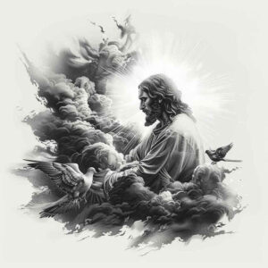 jesus tattoo design ideas deep shadows prayerful stands for perseverance