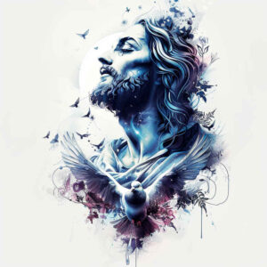 jesus tattoo design ideas light play religious for ankle