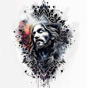 jesus tattoo design ideas soft focus religious for wrist