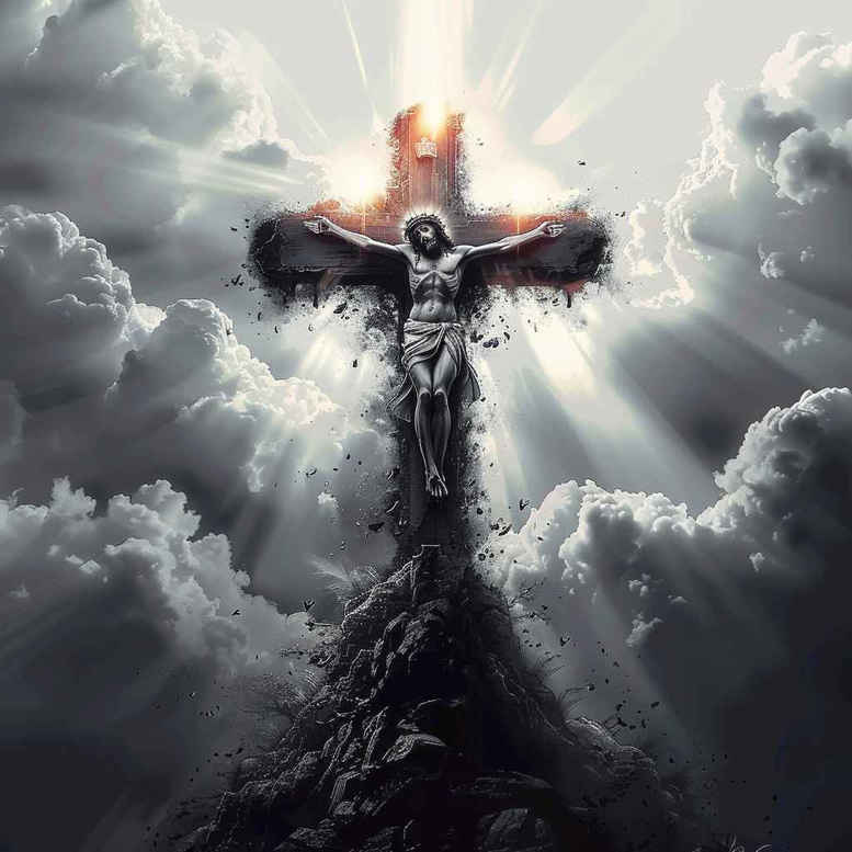 jesus tattoo design ideas smooth gradients sacred aura for nape