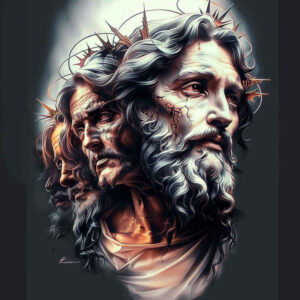 jesus tattoo design ideas fluid motion sacred aura stands for determination