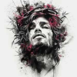 jesus tattoo design ideas textural detail sacred imagery for temple
