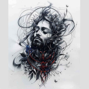 jesus tattoo design ideas tattoo reflection sacred imagery stands for endurance