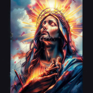 jesus tattoo design ideas Surrealism phantom shadows sacred tattoo for fingers