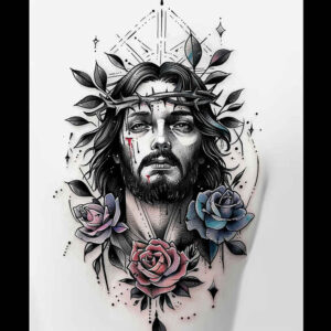 jesus tattoo design ideas clean whites sacred tattoo for wrist side