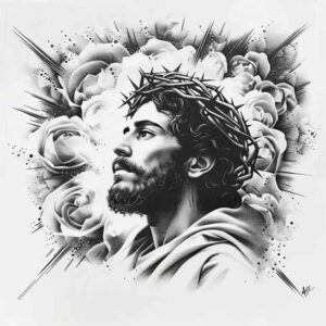 jesus tattoo design ideas realistic structure salvation represents perseverance