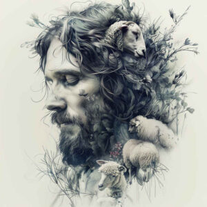 jesus tattoo design ideas natural color palette spiritual for triceps