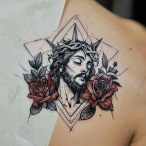 jesus tattoo design ideas true-to-life spiritual meaning courage