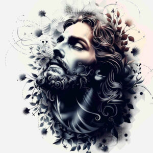 jesus tattoo design ideas Surrealism subconscious themes spiritual power for upper chest