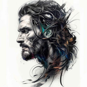 jesus tattoo design ideas Surrealism impossible forms spiritual strength meaning resilience