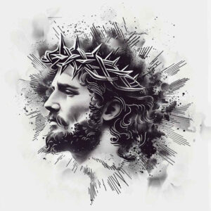 jesus tattoo design ideas color richness symbolic for shoulder