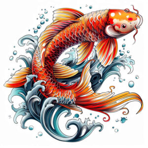koi-in-japanese-style-realism-realistic-shadowing-for-stomach – tattoo design ideas free ai generated – Gallery: koi-fish-inkby-ai