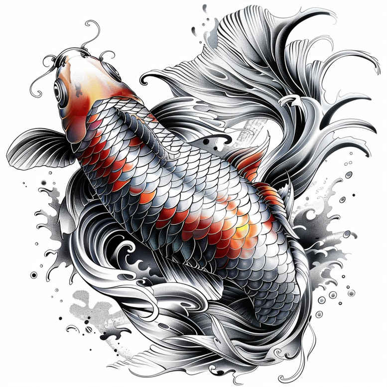 for-women-realism-deep-shadows-for-hand – tattoo design ideas free ai generated – Gallery: koi-fish-inkby-ai